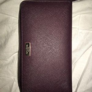 Purple Kate spade wallet